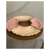 Lazy Susan With 4 Decorative Serving Bowls