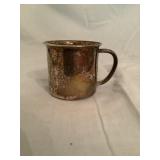Towel Sterling  Silver Baby Cup