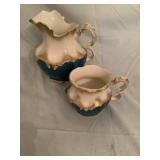 Harvard China Pitcher & Creamer