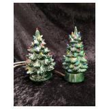 Small Ceramic Xmas Tree Lights