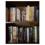 2 Shelves of Paper Back Books