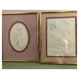 Signed Embossed Silk Screen Art