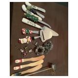 Holiday Cheese Spreaders, Napkin Rings & More