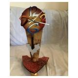 Desk 4 Handmade Wood Clock