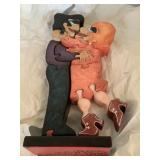 Handmade Wood Couple Puzzle