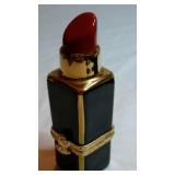 French Limoges Red Lipstick Trinket Box