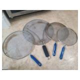 (4) Kitchen Strainers