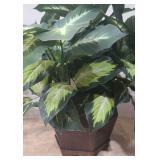 Golden Dieffenbachia Faux Arrangement