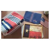 Red White and Blue Decor