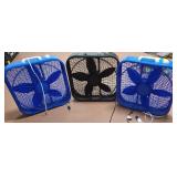 (3) Box Fans