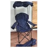 Oversized Collapsible Chair Blue