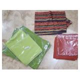 Green and Orange Placemats and Napkins