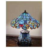 Tiffany Style Lamp w 16in Shade