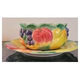 Fitz and Floyd Ironstone 3D Calypso Fruit