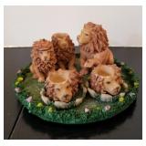 Mini Lion Themed Tea Set