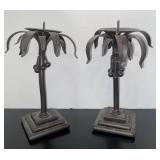 (2) 9in. Candle Holders