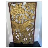 Carved and Gilded Chinese Panel