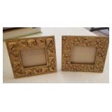 (2) Silvestri Gold Nature Frames 3x3