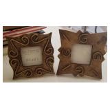 (2) Silvestri Wood and Metal Frames 4x4