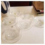 (6) Arcoroc Bread Plates and Salad Bowls