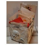 Decorative Metal Box w/ Assorted Cards
