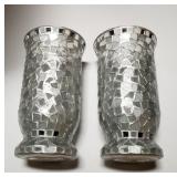 (2) Silver Mosaic Hurricanes