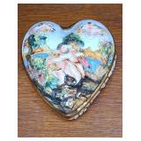 Capodimonte Italian Porcelain Heart Box