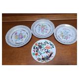 (4) China Plates from Atlanta Antique Exchange