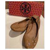 Tory Burch Eddie-Smooth Naplak Sz(8.5)