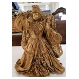 Paper Mache Gold Angel