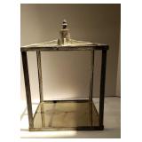 Open Metal Box With Mirrored Bottom