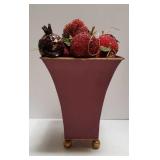 Vase Filled With Beaded Apples