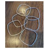 (6) Square Bangles