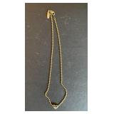 Fossil Heart Necklace