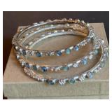 (3) Stone Studded Bangles