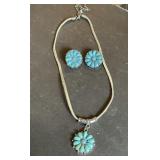 Turquoise Necklace Set