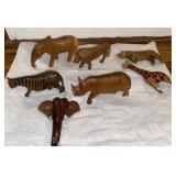 Hand Carved Animals from Africa