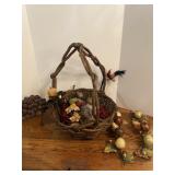 Large Twig Wicker Basket and More