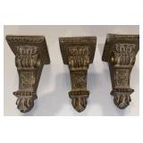 (3) 7.5in.  Drapery Sconce