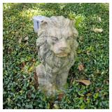 21in Cement Lion Statue