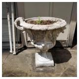 27x24in Concrete Urn Planter