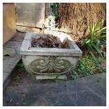 14x14in Square Cement Planter