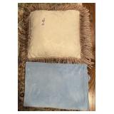 Decorative Pillow & Small Blanket