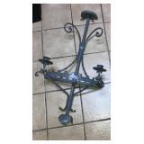 Vintage Wall Metal Candle Holder