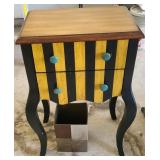 Unique End Table and Trash Can