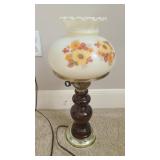 Vintage Glass Shade Lamp