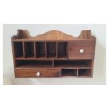 Wall Mounted Wood Mail Sorter
