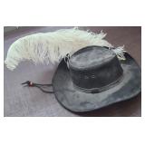 Cowboy Hat with Feather