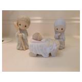 (3) Precious Moments Nativity Pieces
