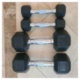 2 Sets of Dumb Bells